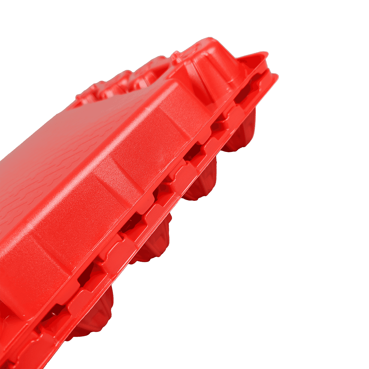 可重复使用的哑光红PET 20鸡蛋盒，适用于家庭牧场养鸡场，商业市场展示