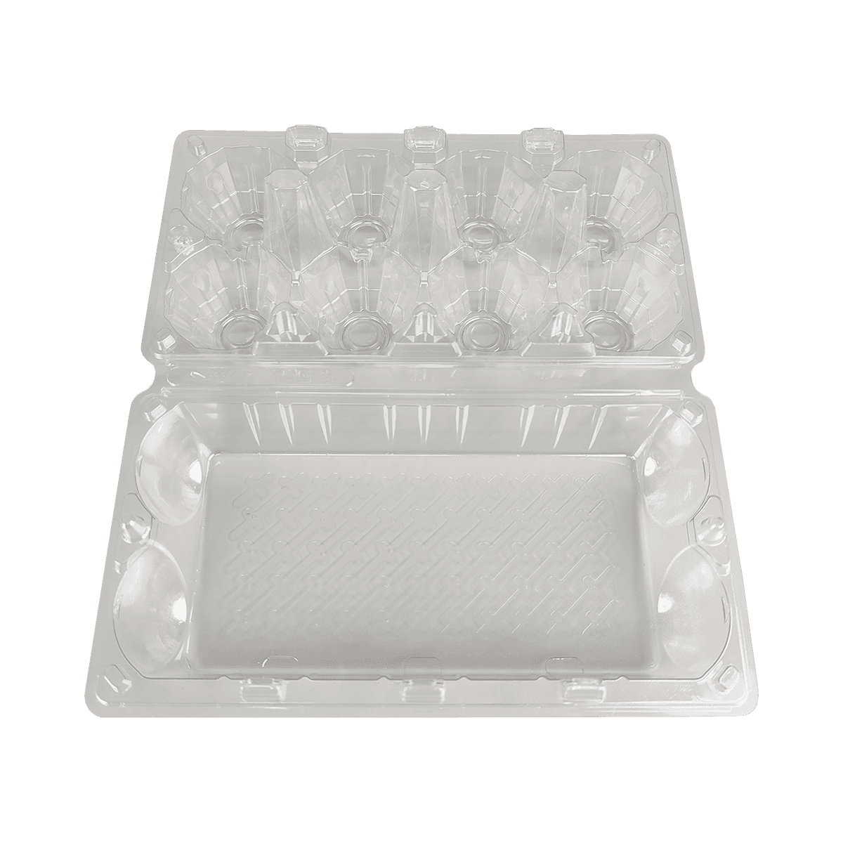 适用于养鸡场的一次性PET透明8个鸡蛋纸箱