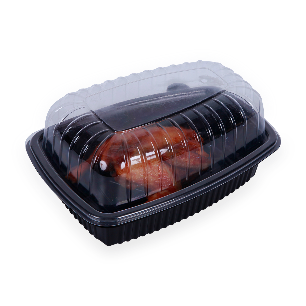 带PP微波烤鸡包装容器的外卖一次性防雾盖