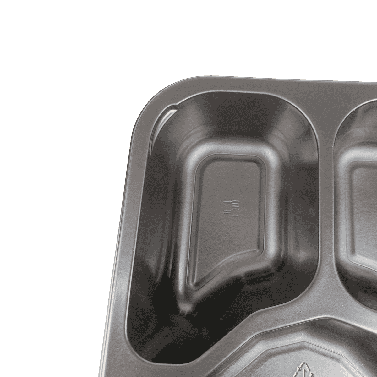 CP-3C-S-R 微波冷冻机安全膳食准备3个隔间包装CPET食品托盘