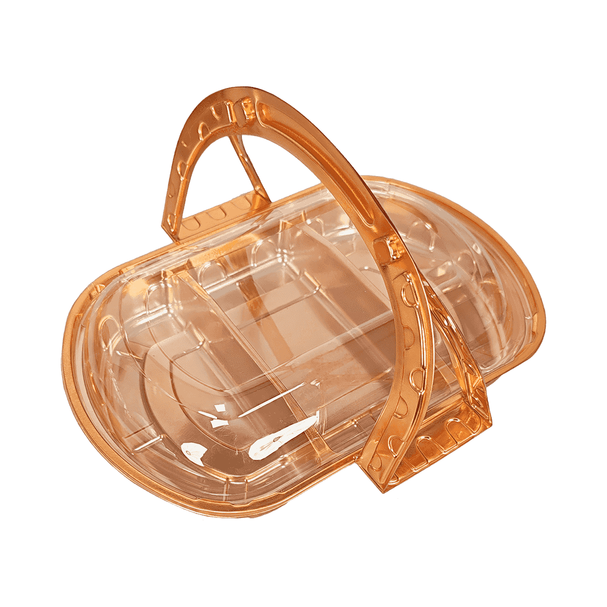 ZK-PET-047 金色PET食品包装容器