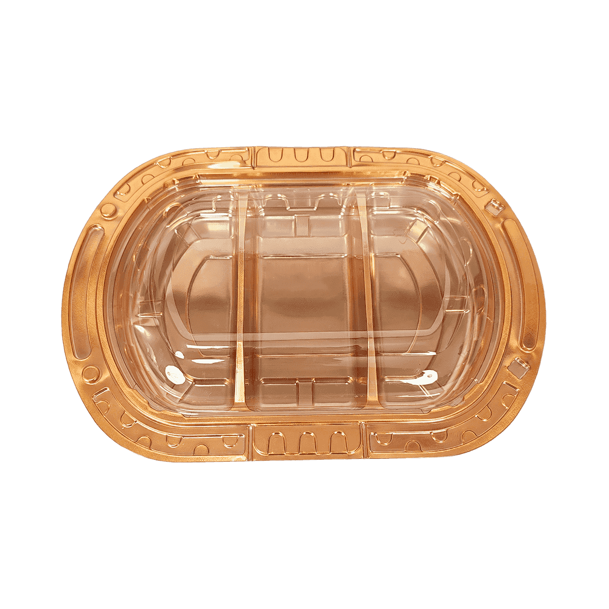 ZK-PET-047 金色PET食品包装容器